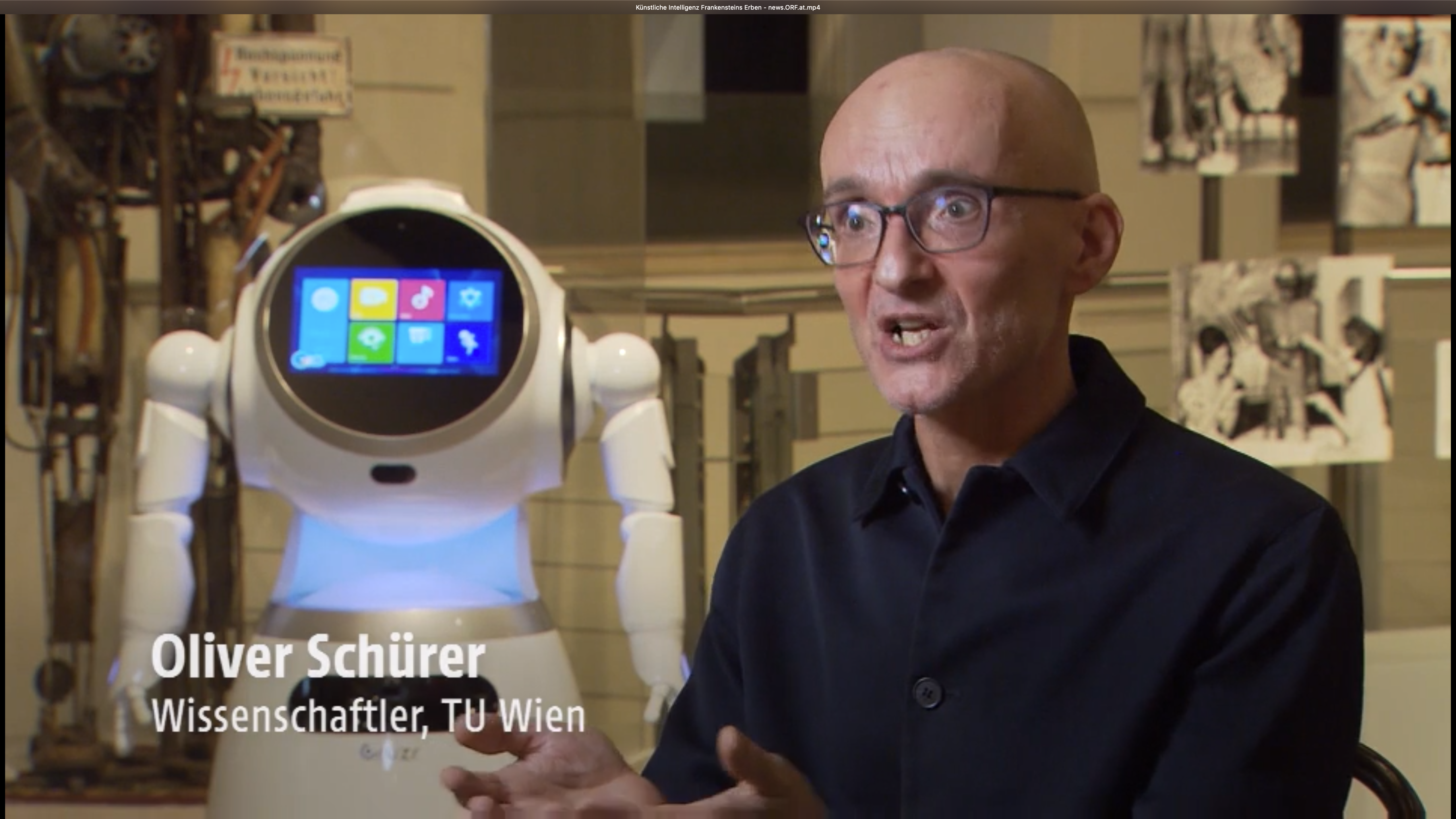 Oliver interviewed by ORF, Austria’s federal broadcasting corporation