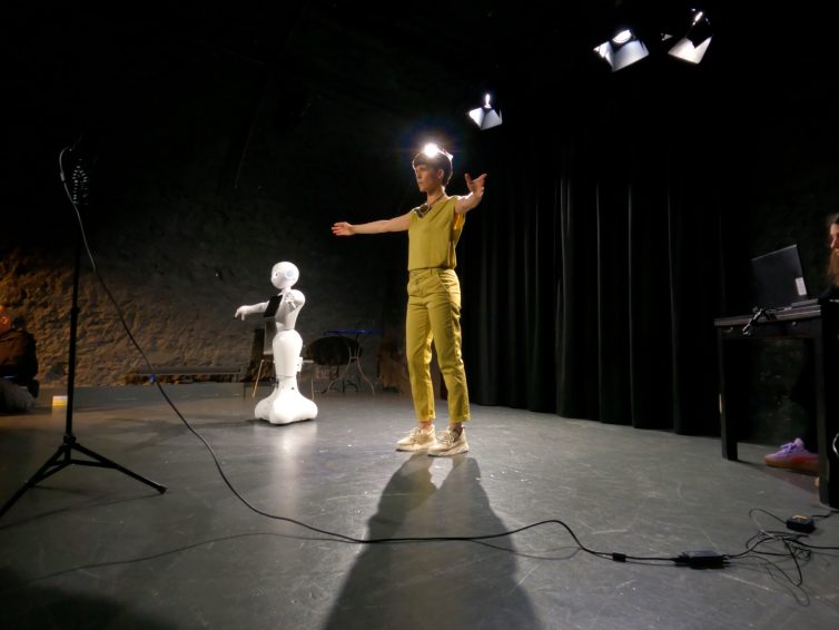 youAI-I3-02; a performance to improvise with our improv-AI at Switzerland, Burgbachkeller